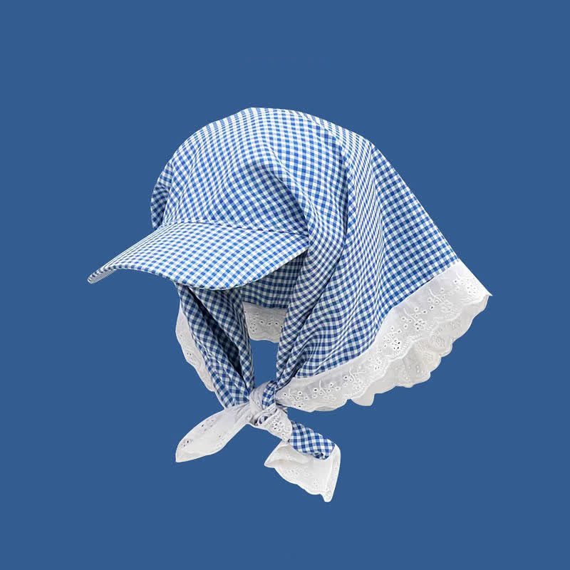 Stilvolle, lässige Unisex-Baseballkappe mit Bandana-Muster zum Binden - Blauer Haken - Anpassbar - image 6