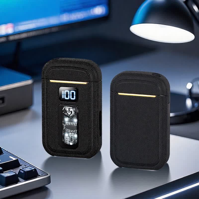 3-in-1 Plasma-Lichtbogen- und Jet-Brenner-Butanfeuerzeug mit LED-Taschenlampe - Mattschwarz - image 13