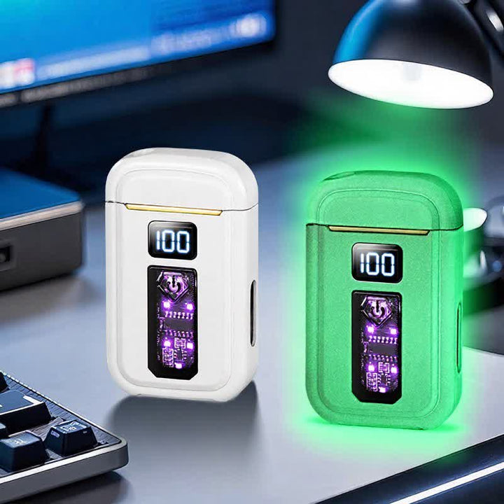 3-in-1 Plasma-Lichtbogen- und Jet-Brenner-Butanfeuerzeug mit LED-Taschenlampe - Leuchtendes Weiß - image 10