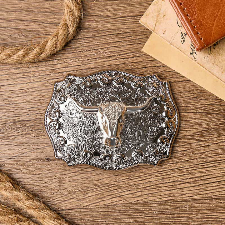 Glänzender Longhorn Legacy Western Cowboy DIY Ledergürtel mit Schnalle - image 10