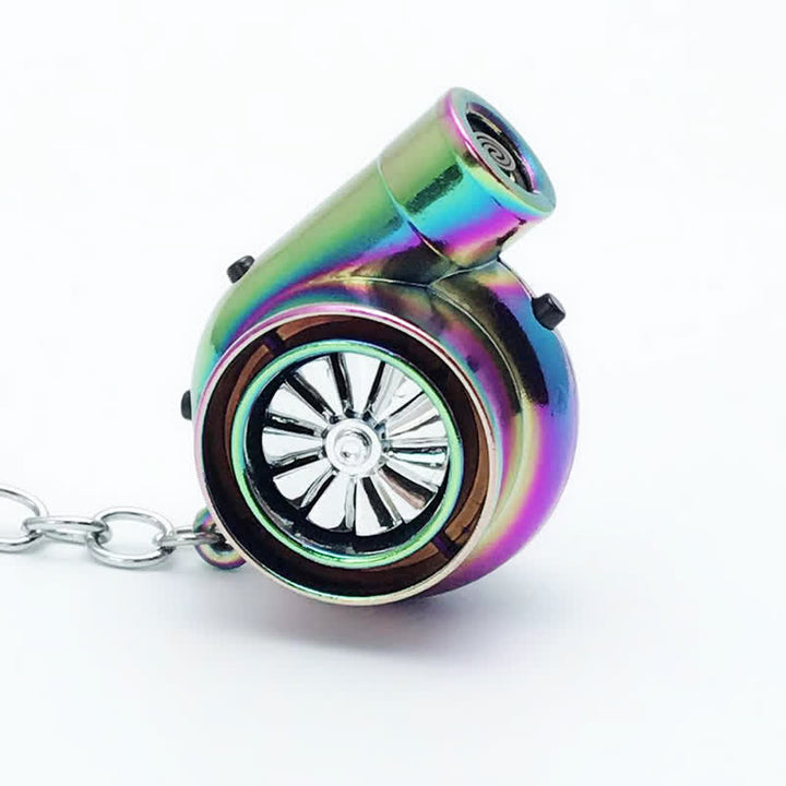 Kreativer elektrischer Feuerzeug-Schlüsselanhänger mit rotierender Turbine - image 3
