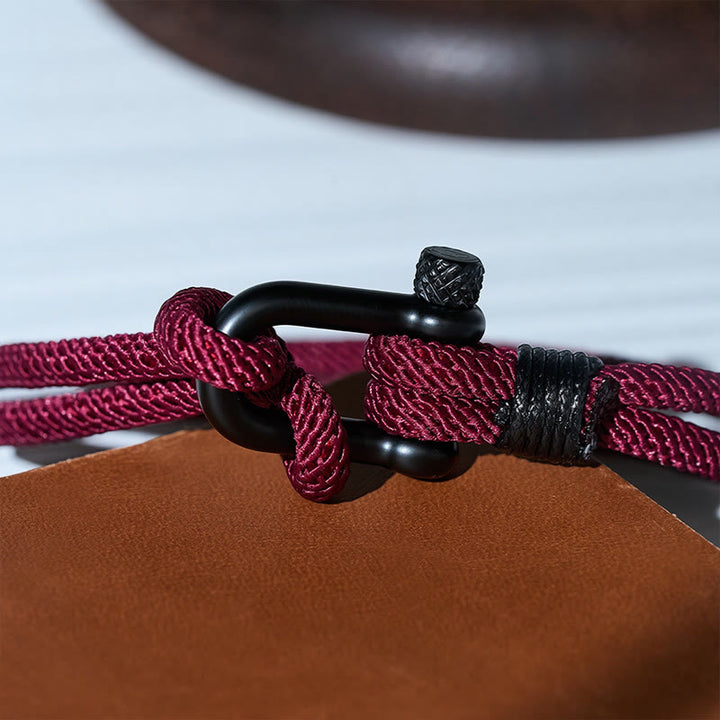 Minimalistisches Armband aus schwarzem Edelstahl mit U-Verschluss im Mailänder Stil - image 21