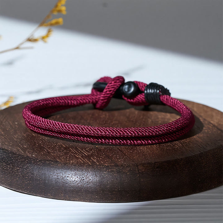 Minimalistisches Armband aus schwarzem Edelstahl mit U-Verschluss im Mailänder Stil - image 9