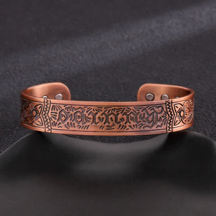 Keltische Knoten, Lebensbaum, verstellbares Armband aus Kupfer mit Magnetverschluss - Stil Nr. 9 - image 11