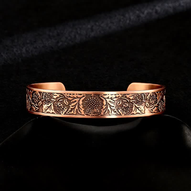 Keltische Knoten, Lebensbaum, verstellbares Armband aus Kupfer mit Magnetverschluss - Stil Nr. 16 - image 18