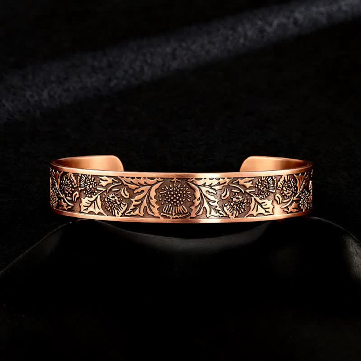 Keltische Knoten, Lebensbaum, verstellbares Armband aus Kupfer mit Magnetverschluss - Stil Nr. 16 - image 18