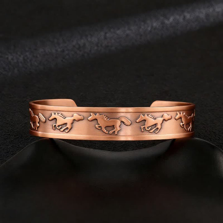 Keltische Knoten, Lebensbaum, verstellbares Armband aus Kupfer mit Magnetverschluss - Stil Nr. 17 - image 19