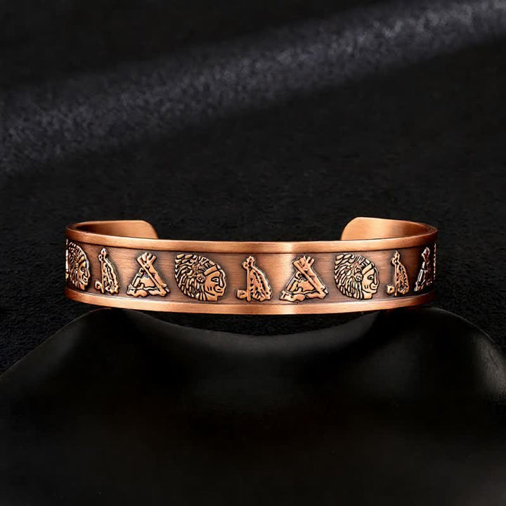 Keltische Knoten, Lebensbaum, verstellbares Armband aus Kupfer mit Magnetverschluss - Stil Nr. 15 - image 17