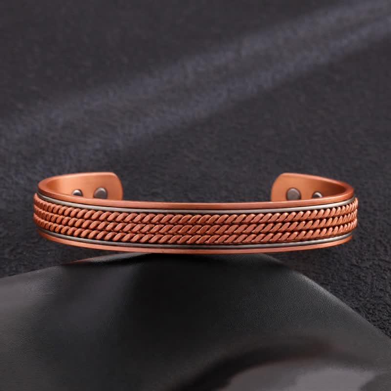 Dreifarbiges, geflochtenes Seildesign, verstellbares Magnetarmband - Stil Nr. 2 - image 4