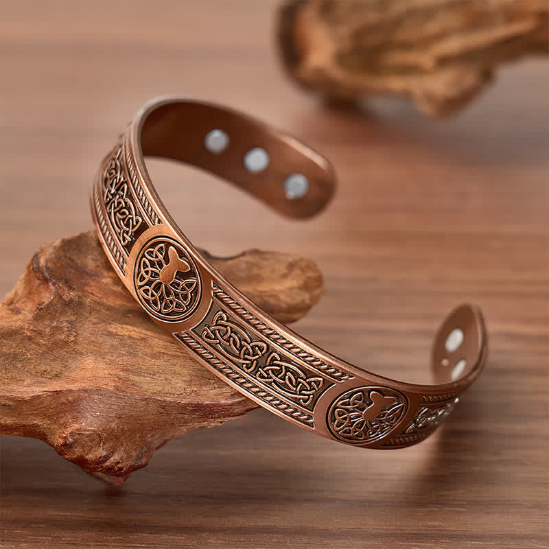 Magnetarmband und Ring-Set mit westlichem Lebensbaum-Motiv - Armband - image 3