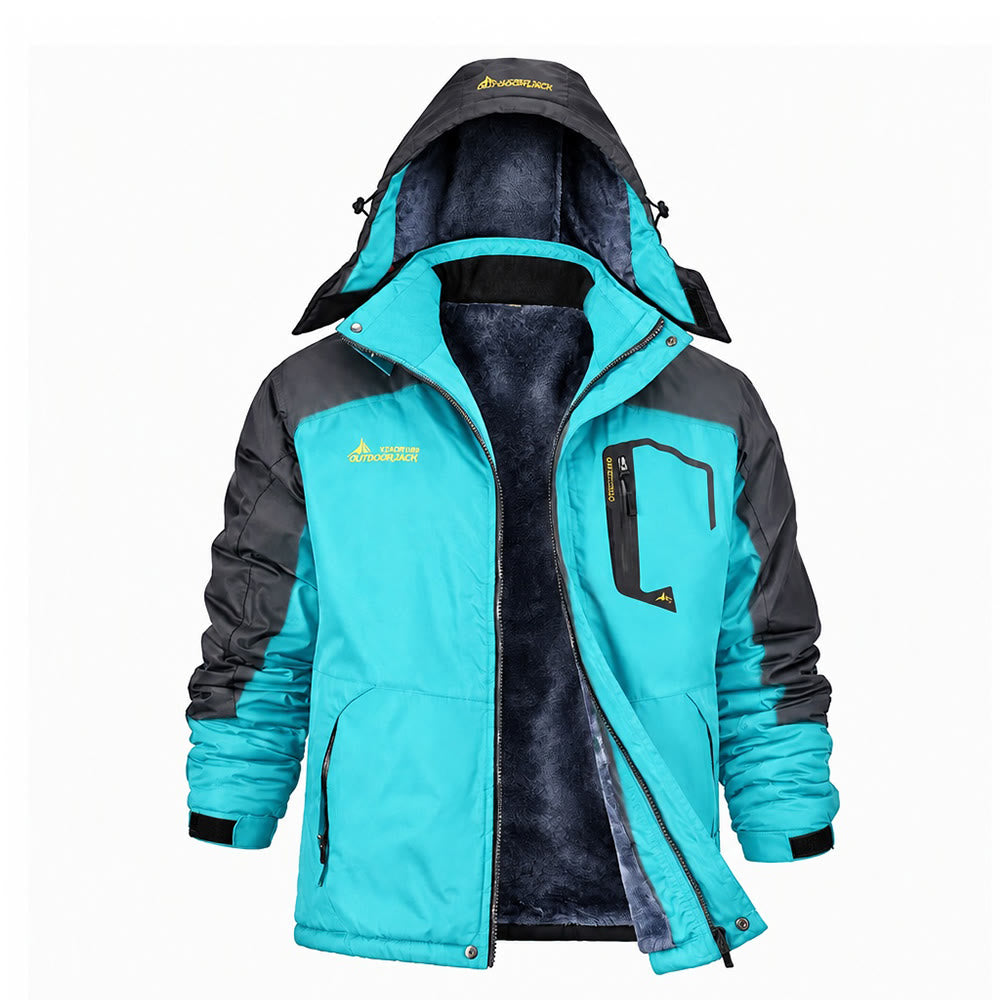 Herren-Winterjacke mit Fleecefutter - Lake Blue - 6XL - image 7