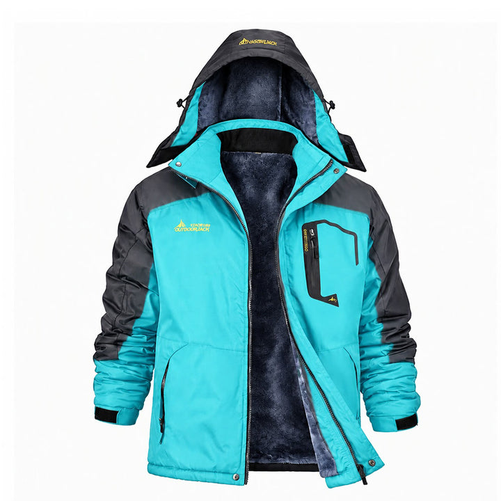 Herren-Winterjacke mit Fleecefutter - Lake Blue - 6XL - image 7