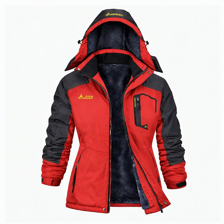 Herren-Winterjacke mit Fleecefutter - Rot - 6XL - image 3