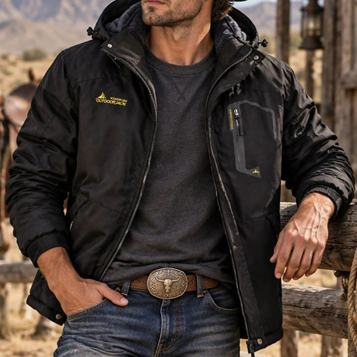 Herren-Winterjacke mit Fleecefutter - image 0