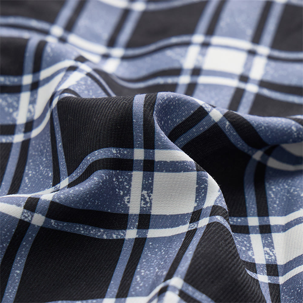 Herren-Kapuzenhemdjacke mit Karomuster und Fleecefutter - image 10