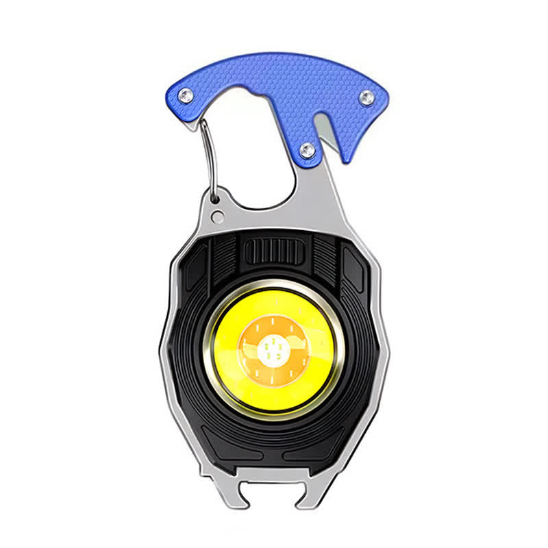 6-in-1 Multitool-Feuerzeug-Schlüsselanhänger mit wiederaufladbarer Arbeitsleuchte - Blau - image 10