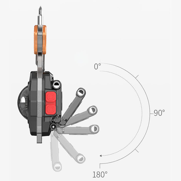 6-in-1 Multitool-Feuerzeug-Schlüsselanhänger mit wiederaufladbarer Arbeitsleuchte - image 8