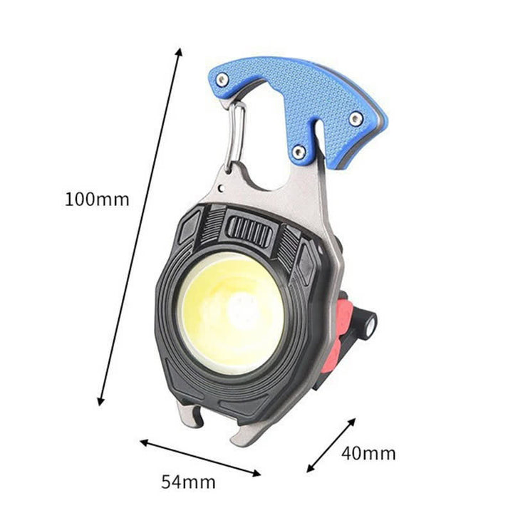 6-in-1 Multitool-Feuerzeug-Schlüsselanhänger mit wiederaufladbarer Arbeitsleuchte - image 9