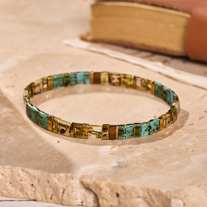 Vintage-Armband aus Tila-Perlen im Küstenstil - Mehrfarbig - image 3