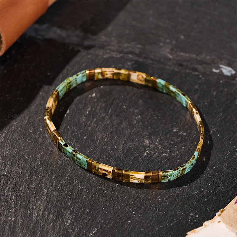 Vintage-Armband aus Tila-Perlen im Küstenstil - image 0