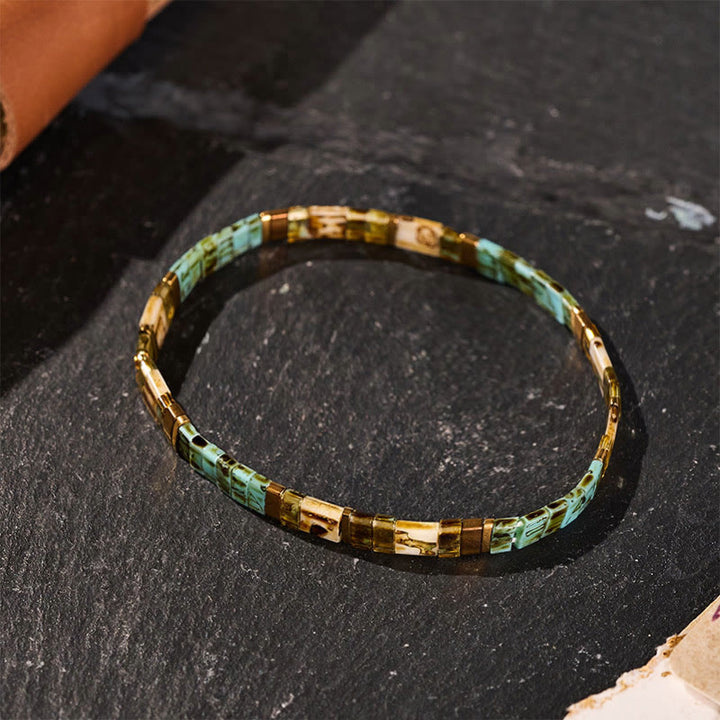 Vintage-Armband aus Tila-Perlen im Küstenstil - image 0