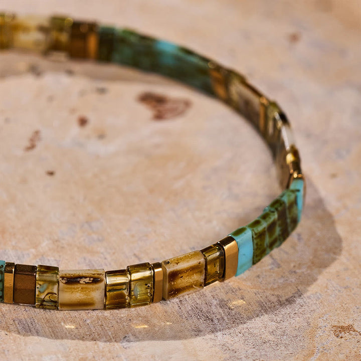 Vintage-Armband aus Tila-Perlen im Küstenstil - image 4