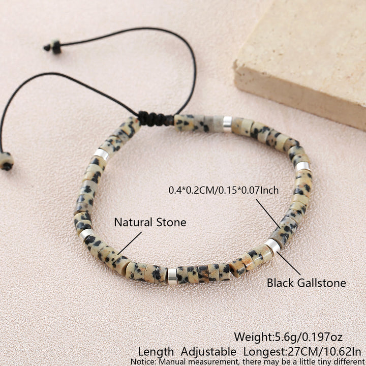 Minimalistisches, verstellbares Armband mit geometrischen Zylinderperlen - Stilnummer 26 - image 18
