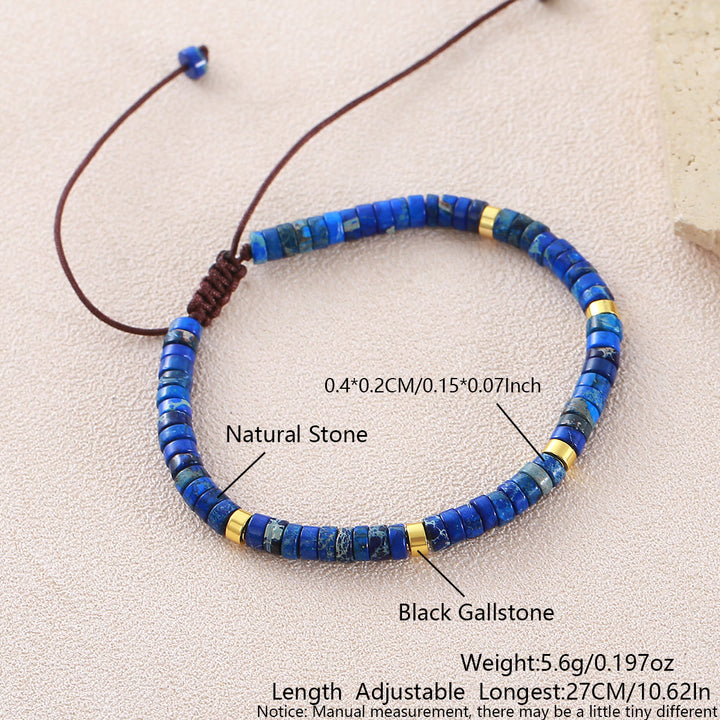 Minimalistisches, verstellbares Armband mit geometrischen Zylinderperlen - Stilnummer 16 - image 20