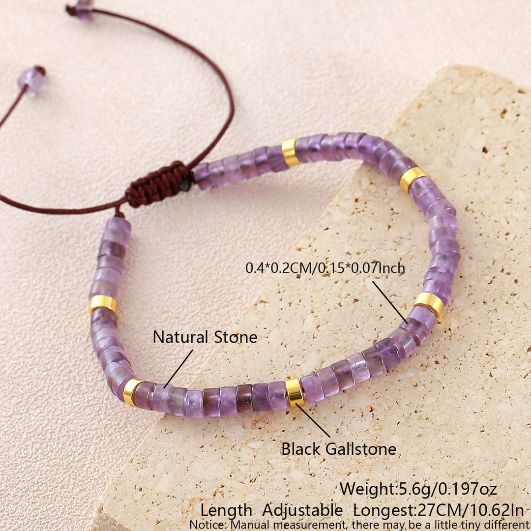 Minimalistisches, verstellbares Armband mit geometrischen Zylinderperlen - Stilnummer 34 - image 16