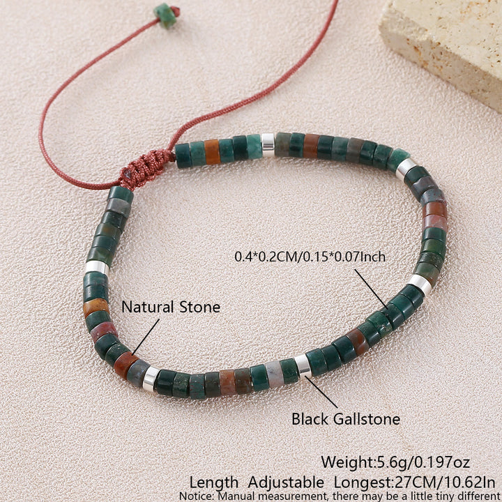 Minimalistisches, verstellbares Armband mit geometrischen Zylinderperlen - Stilnummer 33 - image 38