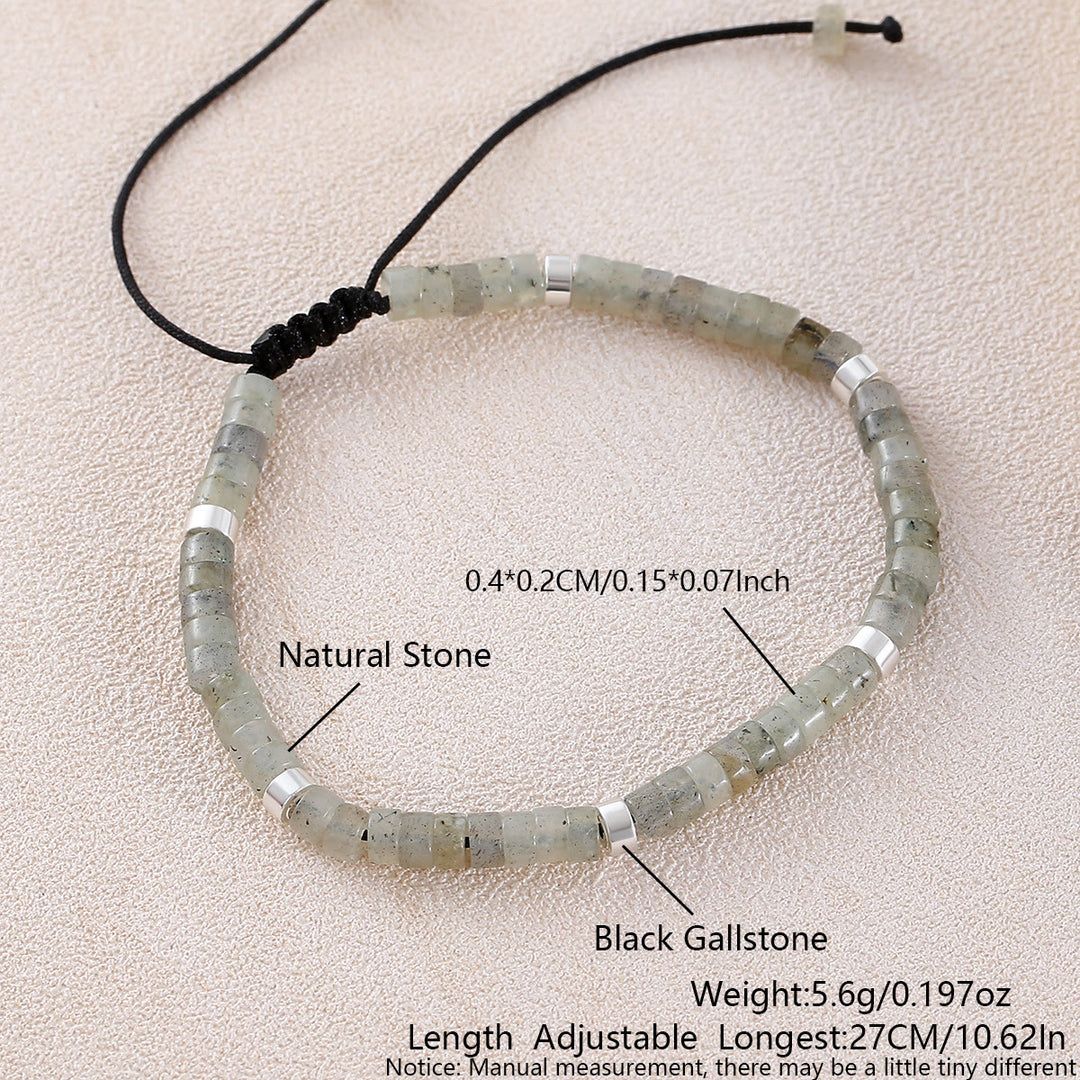 Minimalistisches, verstellbares Armband mit geometrischen Zylinderperlen - Stilnummer 29 - image 40