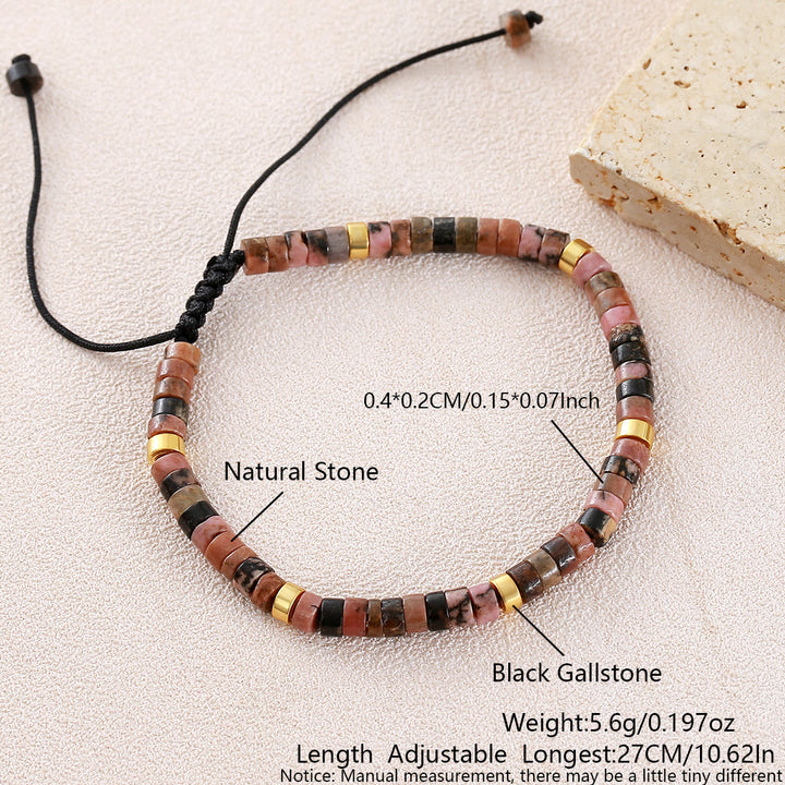 Minimalistisches, verstellbares Armband mit geometrischen Zylinderperlen - Stilnummer 25 - image 39