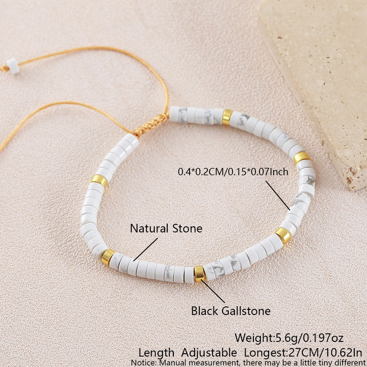 Minimalistisches, verstellbares Armband mit geometrischen Zylinderperlen - Stilnummer 22 - image 31