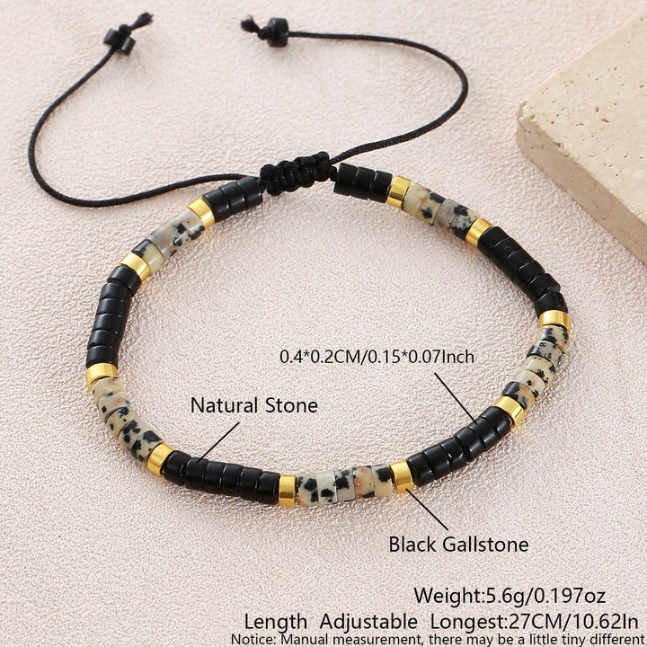 Minimalistisches, verstellbares Armband mit geometrischen Zylinderperlen - Stilnummer 24 - image 41