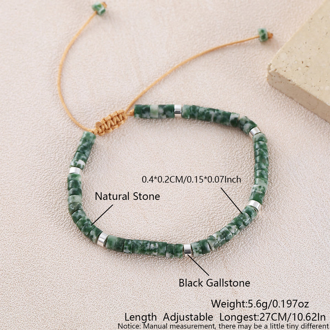 Minimalistisches, verstellbares Armband mit geometrischen Zylinderperlen - Stilnummer 18 - image 27