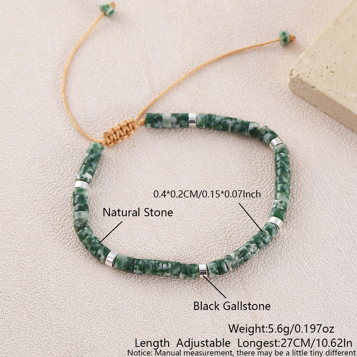 Minimalistisches, verstellbares Armband mit geometrischen Zylinderperlen - Stilnummer 18 - image 27