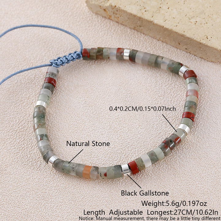 Minimalistisches, verstellbares Armband mit geometrischen Zylinderperlen - Stilnummer 30 - image 36