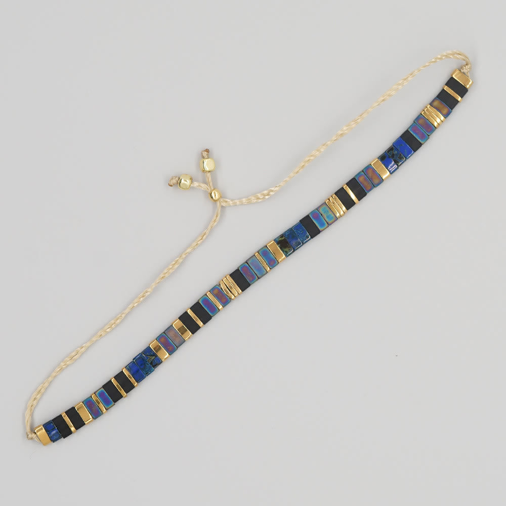 Minimalistisches, mehrfarbiges, verstellbares Armband aus Tila-Perlen - Stil Nr. 3 - image 10