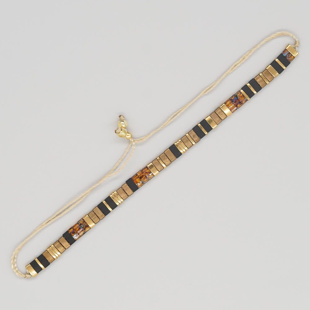 Minimalistisches, mehrfarbiges, verstellbares Armband aus Tila-Perlen - Stil Nr. 11 - image 19