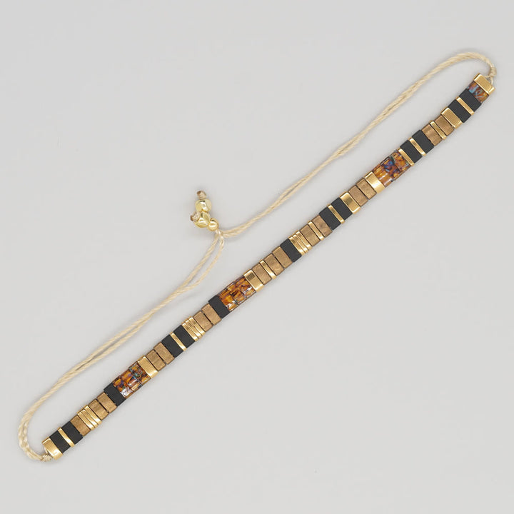 Minimalistisches, mehrfarbiges, verstellbares Armband aus Tila-Perlen - Stil Nr. 11 - image 19