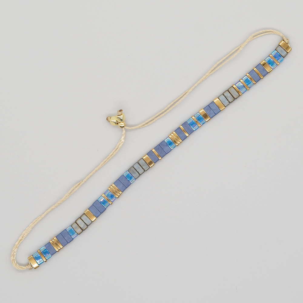 Minimalistisches, mehrfarbiges, verstellbares Armband aus Tila-Perlen - Stil Nr. 5 - image 12