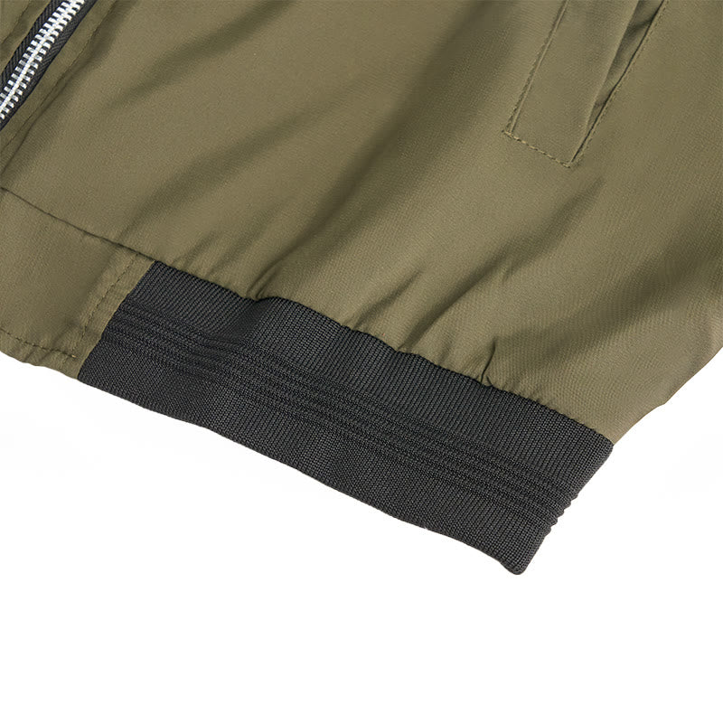 Klassische Bomberjacke für Herren mit Stehkragen - image 13