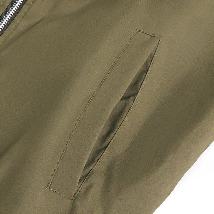 Klassische Bomberjacke für Herren mit Stehkragen - image 9