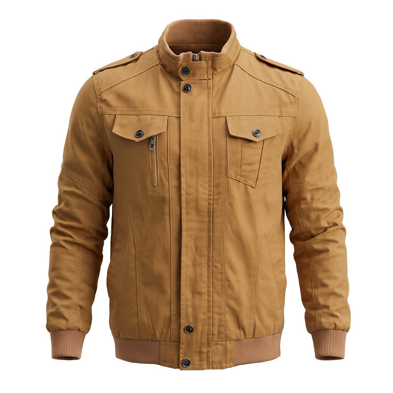 Robuste Herren-Cargojacke mit mehreren Taschen - image 4