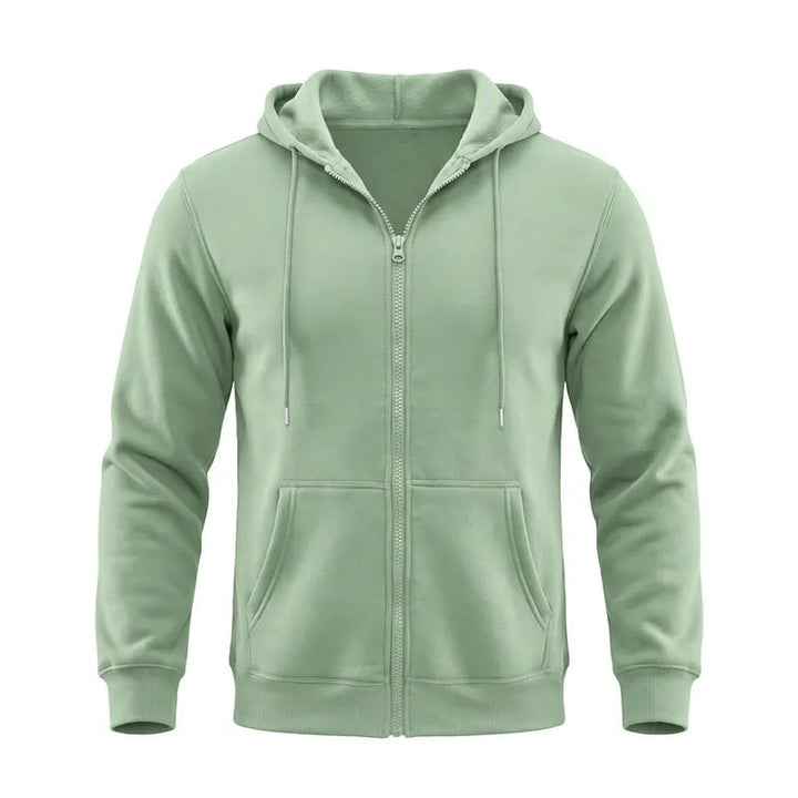 Herren-Fleecejacke mit Kapuze und lockerer Passform - image 4