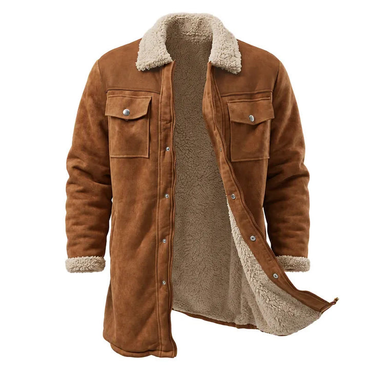 Vintage Western-Staubmantel mit vielen Taschen für Herren - Ingwer - Fest - 3XL - image 10