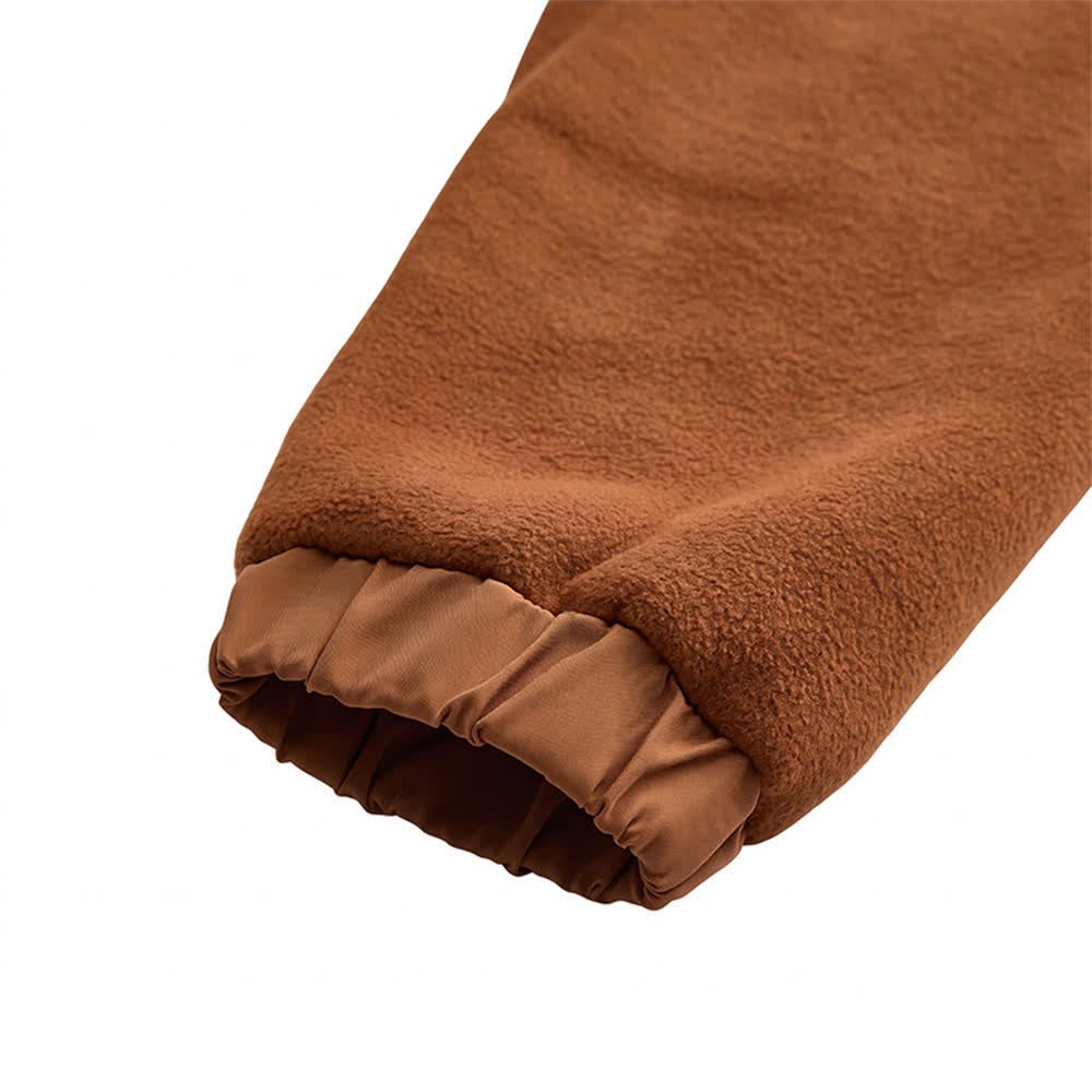 Dicke, thermische Herren-Winterjacke mit Reißverschluss und Stehkragen - image 11