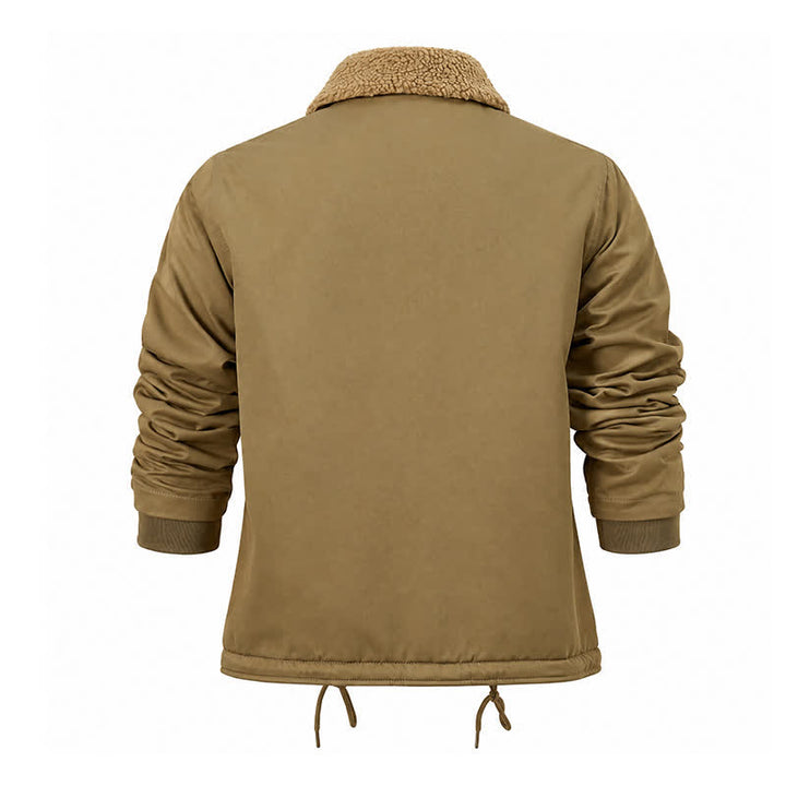 Warme Herren-Militärjacke, Winterbombermantel - image 12