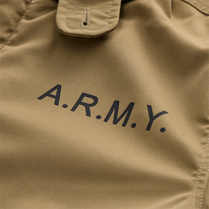 Warme Herren-Militärjacke, Winterbombermantel - image 7