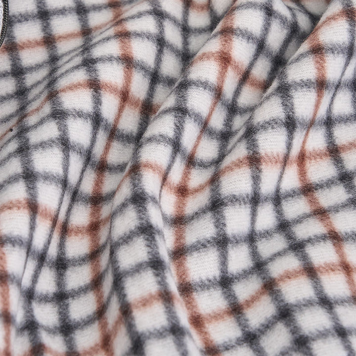 Herren-Strickjacke mit Farbblockmuster und Fleecefutter - image 7